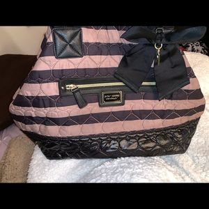 Heart stitched Betsy Johnson bag.